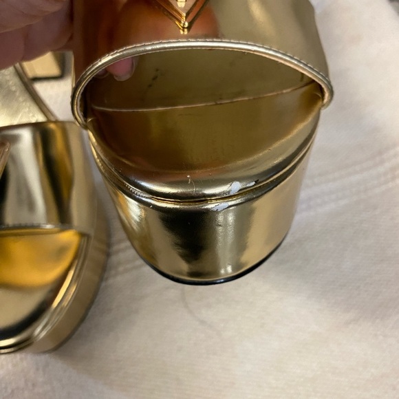 GUESS Gold Women's Heels size 10 - Picture 8 of 14